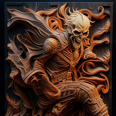 3D модель St ghost rider (STL)